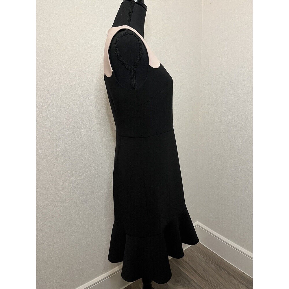 Kate Spade New York Women's Black /Pink Scallop Sleeveless Adorable Dress Size 8 - Picture 6 of 14